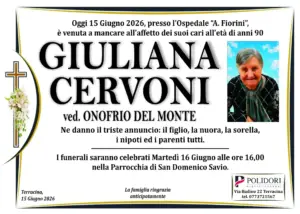 annuncio funebre giuliana cervoni