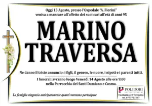 annuncio funebre marino traversa