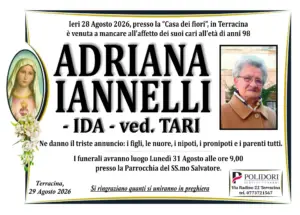 annuncio funebre adriana iannelli