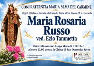 annuncio funebre maria rosaria russo